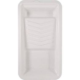 Dynamic 7" (177mm) White Plastic Deep Well Paint Tray