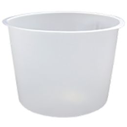 Midstate Plastics 5qt Clear Pail Liner Fits Metal/Plastic