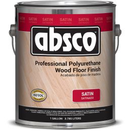 Absco 1gal Satin Polyurethane Wood Floor Finish (High Performance)