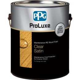 ProLuxe 1gal Clear Maintenance RE Wood Finish Clear Satin