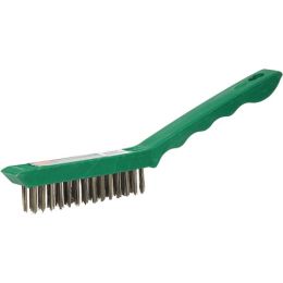 Dynamic 9" 3 x 15 Row Plastic Long Handle Wire Brush