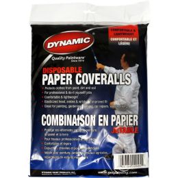 Dynamic XL Disposable Paper Coveralls w/Hood