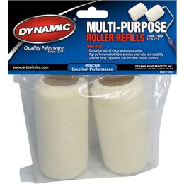 Dynamic 4" x 1/4" (100mm x 6mm) Nap Multi-Purpose Roller Cover (2pk)