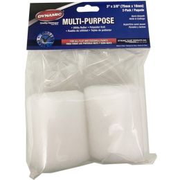 Dynamic 3" x 3/8" (75mm x 10mm) Nap Multi-Purpose Roller Cover (2pk)