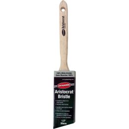 Dynamic 1-1/2" (38mm) Aristocrat Angled Sash White Bristle Paint Brush