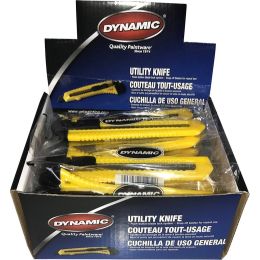 Dynamic 18mm 8pt Snap Off Utility Knife (Case of 24)