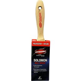 Dynamic 2" (50mm) Solomon Flat Beavertail Nylon Polyester Paint Brush
