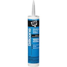 DAP 9.8oz Aluminum 100% Silicone Window & Door Sealant