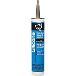 DAP 9.8oz Bronze 100% Silicone Window & Door Sealant