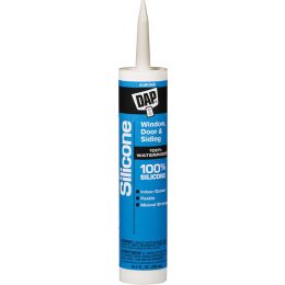 DAP 9.8oz Almond 100% Silicone Window & Door Sealant