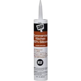 DAP 9.8oz Clear Commercial Kitchen 100% Silicone - Food Grade Sealant