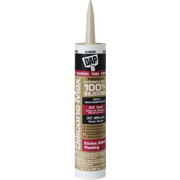 DAP 10.1oz Almond Silicone Max Kitchen & Bath Sealant