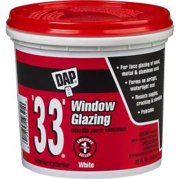 DAP qt White '33' Window Glazing Compound