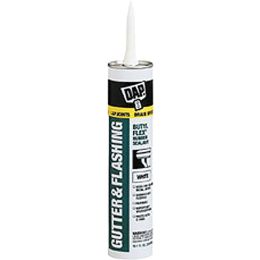 DAP 10.1oz Gray Gutter & Flashing Butyl Flex Rubber Sealant