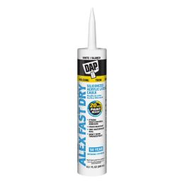 DAP 10.1oz White Alex Fast Dry Acrylic Latex Caulk Plus Silicone