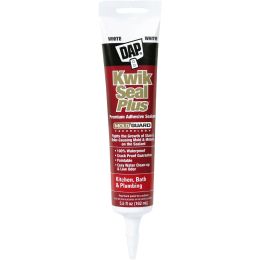 DAP 5.5oz White Kwik Seal Plus Kitchen & Bath Adhesive Sealant