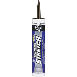 DAP 10.1oz Dark Brown Extreme Stretch Acrylic Urethane Premium Elastomeric Sealant
