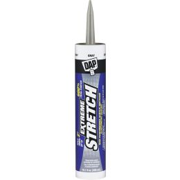 DAP 10.1oz Stretch Gray Extreme Stretch Acrylic Urethane Premium Elastomeric Sealant
