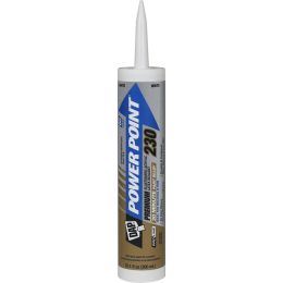 DAP 10oz White Power Point 230 Advanced Elastomeric Acrylic Latex Sealant