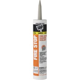 DAP 10.1oz Limestone Gray Firestop Fire-Rated Silicone Sealant