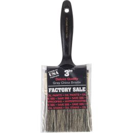 Wooster 3" Factory Sale Gray China Bristle Flat Paint Brush