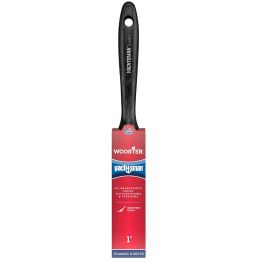 Wooster 1" Yachtsman White China Firm Bristle Flat Varnish Paint Brush