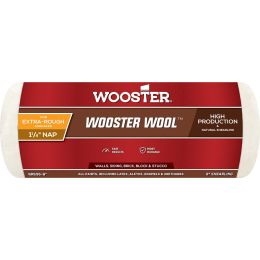 Wooster 9" x 1-1/4" Nap Wool Roller Cover