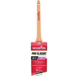 Wooster 2-1/2 Pro Classic White China Soft Bristle Thin Angle Sash Paint Brush
