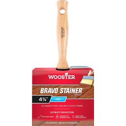 Wooster 4-3/4" Bravo Stainer White China Bristle Stain Brush