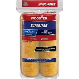 Wooster 6-1/2" x 1/2" Nap Super/Fab Jumbo-Koter Mini Roller Cover (2pk)