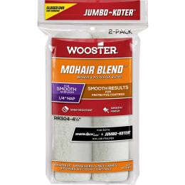 Wooster 4-1/2" x 1/4" Nap Mohair Jumbo-Koter Mini Roller Cover (2pk)