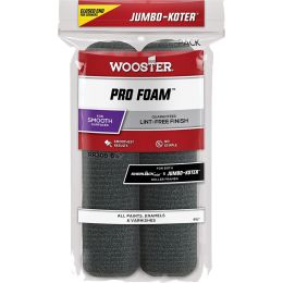 Wooster 6-1/2" Pro Foam Jumbo-Koter Closed-End Mini Roller Cover (2pk)