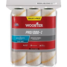 Wooster 9" x 3/8" Nap Pro/Doo-Z Roller Cover (3pk)