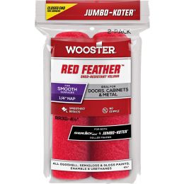 Wooster 4-1/2" x 1/4" Nap Red Feather Jumbo-Koter Mini Roller Cover (2pk)