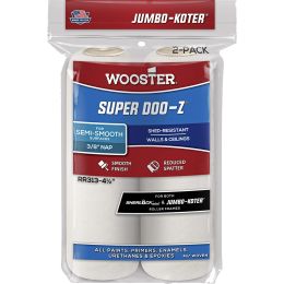 Wooster 4-1/2" x 3/8" Nap Super Doo-Z Jumbo-Koter Mini Roller Cover (2pk)