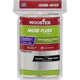 Wooster 4-1/2" x 5/16" Nap Micro Plush Jumbo-Koter Mini Roller Cover (2pk)