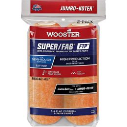 Wooster 4-1/2 Jumbo-Koter Super/Fab FTP 1/2" Mini Roller Cover 2Pk