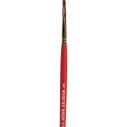 Wooster #1 Red Sable Oil Brights Artist Brush