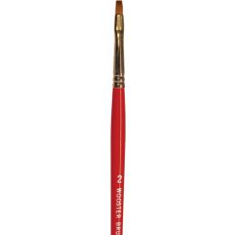 Wooster #2 Red Sable Oil Brights Artist Brush