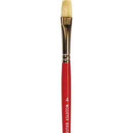 Wooster #4 White Bristle Oil Brights Artist Brush