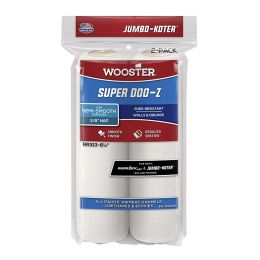 Wooster 6-1/2" Jumbo-Koter Super Doo-Z 3/8" Nap Mini Roller Cover 2Pk