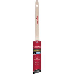 Wooster 1" Gold Edge Firm Thin Angle Rat Tail Paint Brush