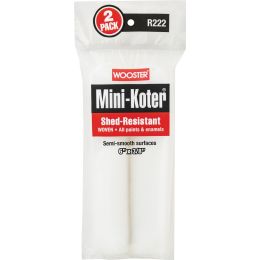 Wooster 6" x 3/8" Mini-Koter Shed-Resistant Mini Roller Cover (2pk)