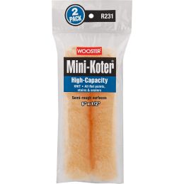 Wooster 6" x 1/2" Mini-Koter High-Capacity Mini Roller Cover (2pk)