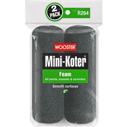 Wooster 4" Mini-Koter Foam Mini Roller Cover (2pk)