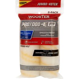 Wooster 4-1/2" x 1/2" Pro/Doo-Z FTP Closed-End Jumbo-Koter Mini Roller (2pk)