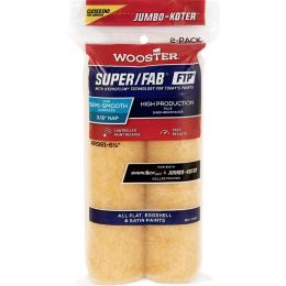 Wooster 6 1/2" x 3/8" Super/Fab FTP Closed-End Jumbo-Koter Roller Cover (2pk)