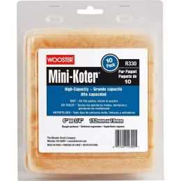 Wooster 6" x 3/4" Nap High-Capacity Mini-Koter Roller Cover 10pk