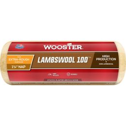 Wooster 9" x 1-1/4" Nap Lambswool 100 Roller Cover