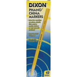 Dixon Yellow China Marker (12pk)